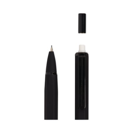 U Brands Cambria Soft Touch Mechanical Pencil, 0.7 mm, HB (#2), Black Lead, Black Barrel, 12PK 5008U0124